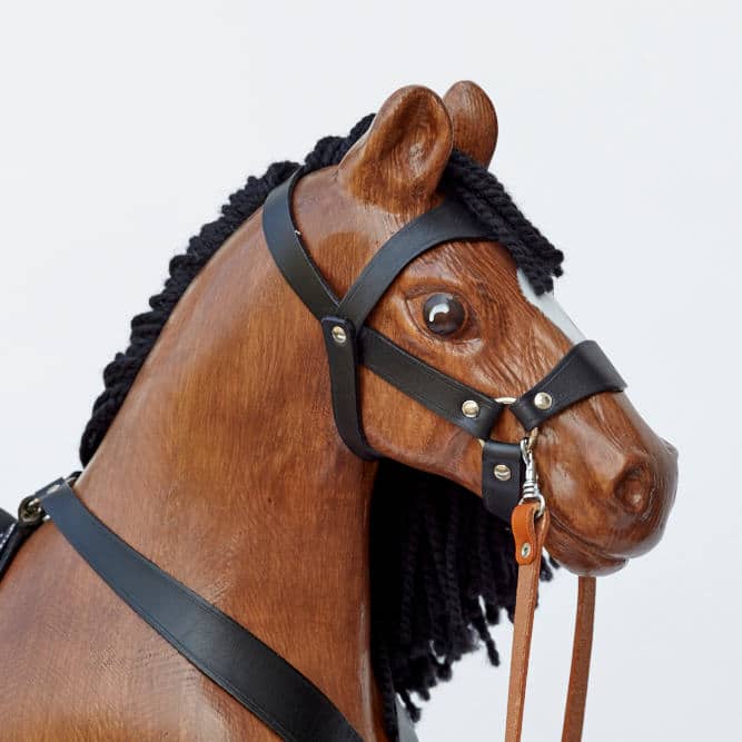 Cheval à Bascule en Bois Grande – Bai