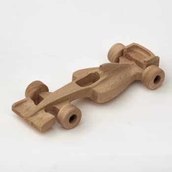 Dřevěná formule F1 z bukového dřeva
